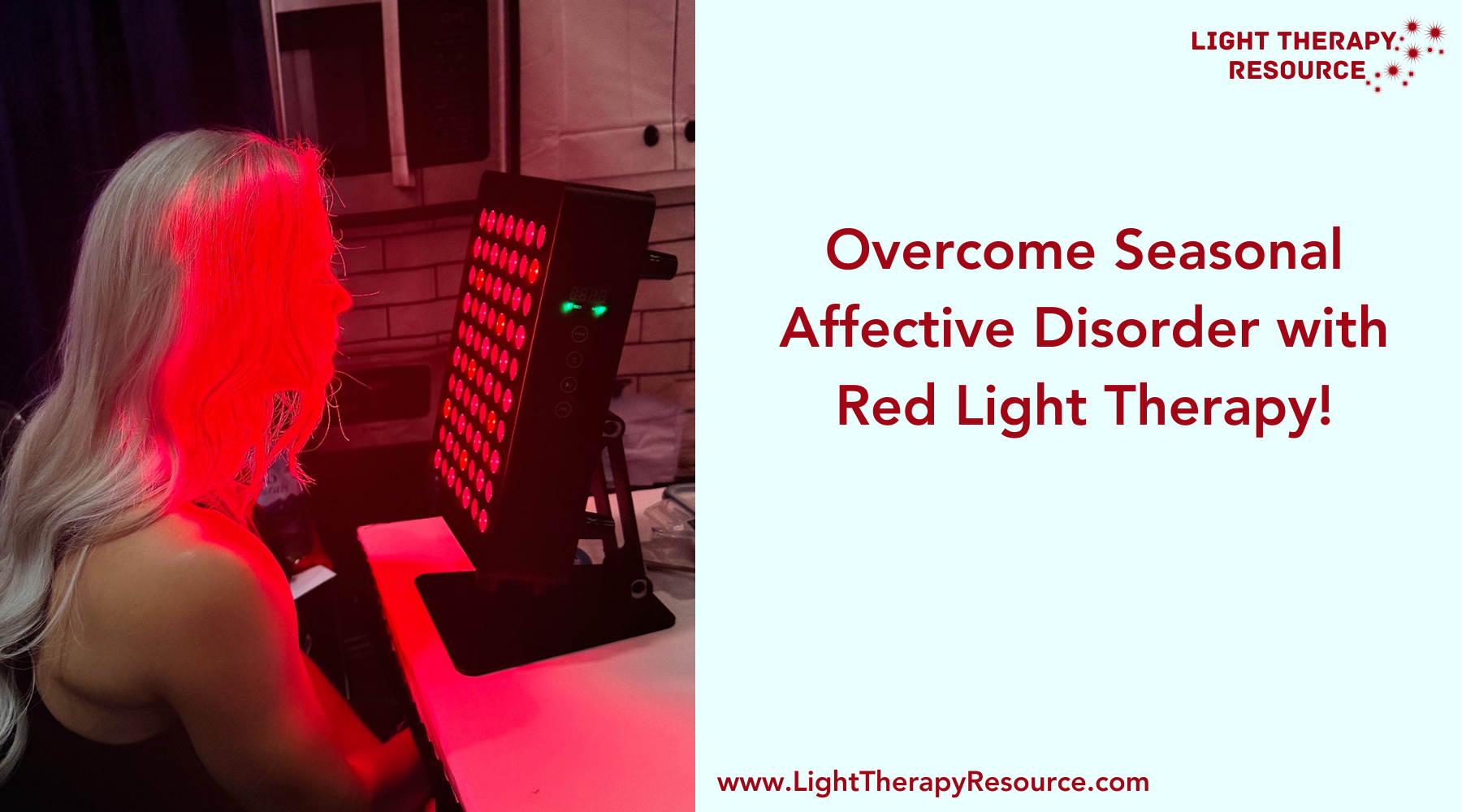 red light therapy benefits seasonal depression