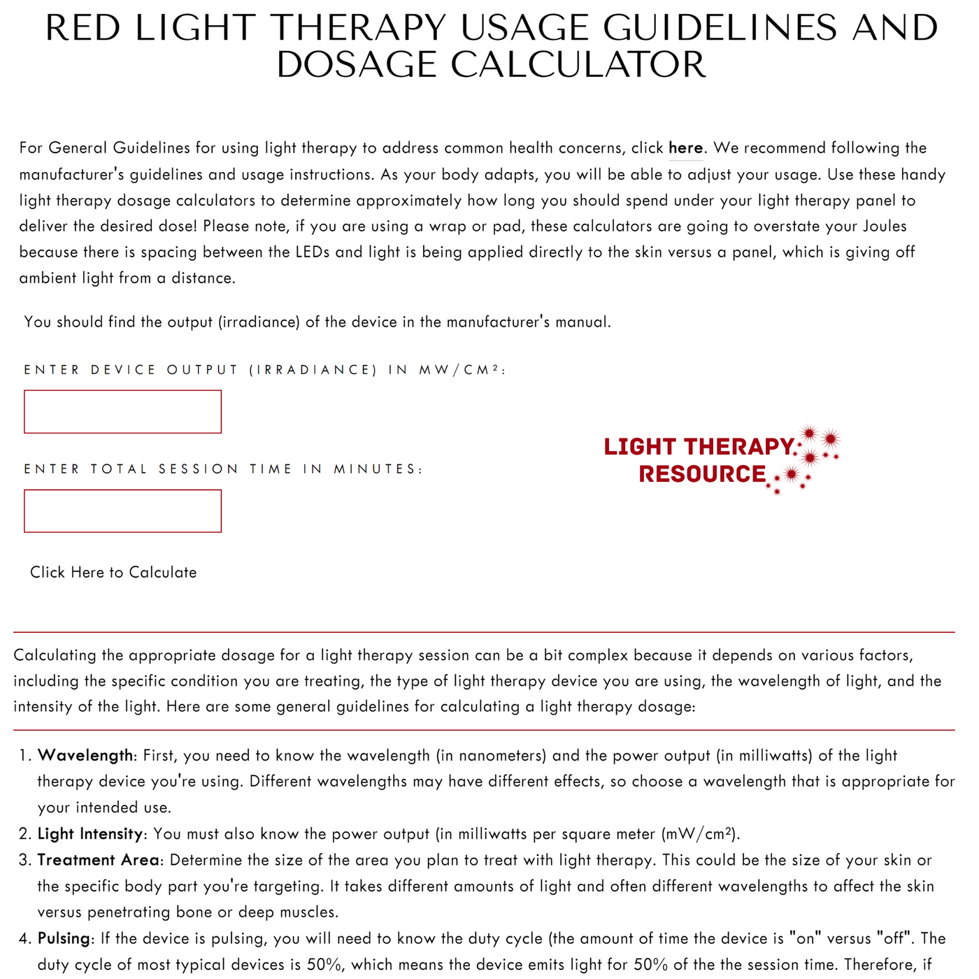 Introduction to Light Therapy Package