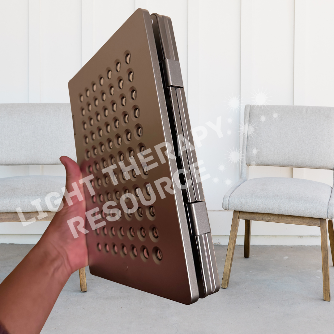 Premium Foldable Flip Panel - Portable 3 Wavelength Red Light Therapy System