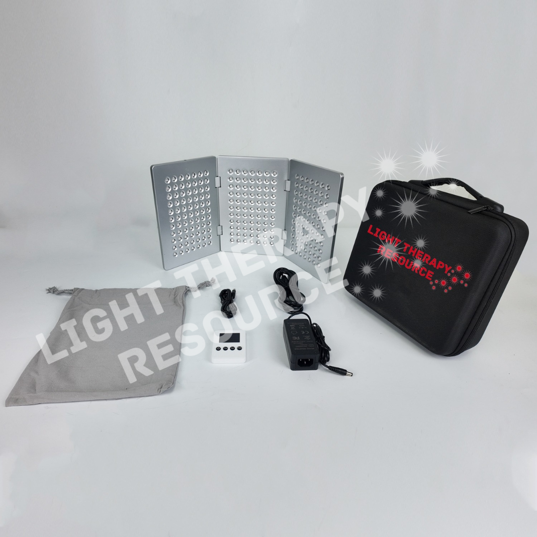 Premium Foldable Flip Panel - Portable 3 Wavelength Red Light Therapy System